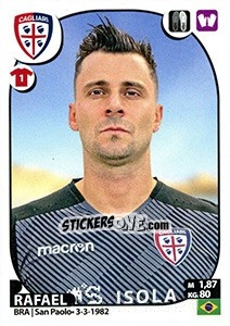 Figurina Rafael - Calciatori 2017-2018 n. 95 - Panini