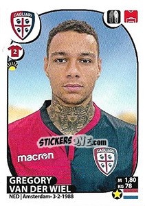 Sticker Gregory van der Wiel - Calciatori 2017-2018 n. 98 - Panini