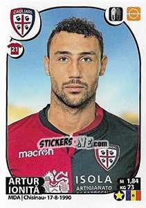 Sticker Artur Ioniță - Calciatori 2017-2018 n. 107 - Panini