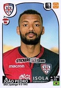 Sticker João Pedro - Calciatori 2017-2018 - Panini