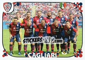Cromo Squadra Cagliari - Calciatori 2017-2018 - Panini
