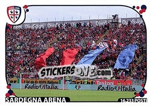 Sticker Stadio Cagliari - Calciatori 2017-2018 - Panini