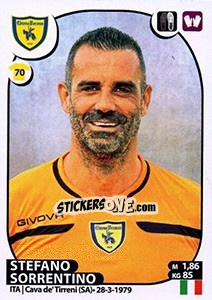 Cromo Stefano Sorrentino - Calciatori 2017-2018 - Panini