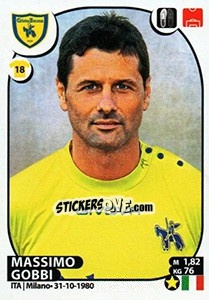 Sticker Massimo Gobbi - Calciatori 2017-2018 n. 126 - Panini