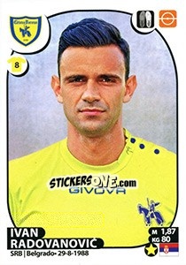 Cromo Ivan Radovanovic - Calciatori 2017-2018 - Panini