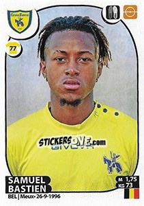 Figurina Samuel Bastien - Calciatori 2017-2018 - Panini