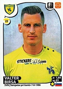 Sticker Valter Birsa - Calciatori 2017-2018 n. 134 - Panini