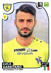 Cromo Luca Garritano - Calciatori 2017-2018 - Panini