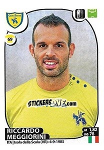 Figurina Riccardo Meggiorini - Calciatori 2017-2018 - Panini