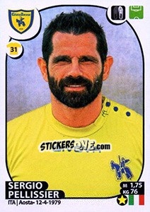 Figurina Sergio Pellissier - Calciatori 2017-2018 - Panini