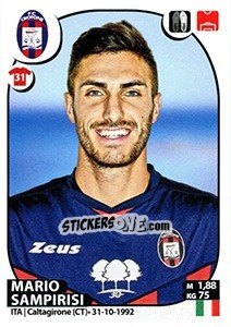 Cromo Mario Sampirisi - Calciatori 2017-2018 - Panini