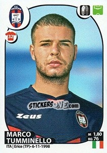 Sticker Marco Tumminello - Calciatori 2017-2018 n. 162 - Panini