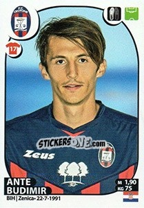 Sticker Ante Budimir - Calciatori 2017-2018 n. 166 - Panini