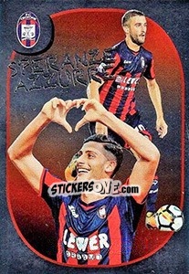 Cromo Speranze Azzurre / Crotone - Calciatori 2017-2018 - Panini