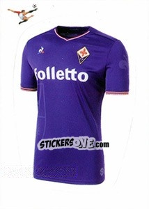 Sticker Maglia Fiorentina - Calciatori 2017-2018 - Panini