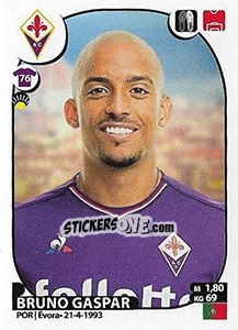 Figurina Bruno Gaspar - Calciatori 2017-2018 - Panini