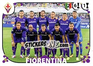 Cromo Squadra Fiorentina - Calciatori 2017-2018 - Panini