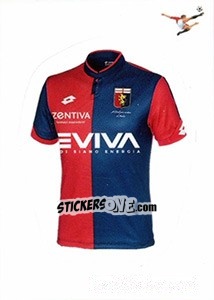 Sticker Maglia Genoa - Calciatori 2017-2018 - Panini
