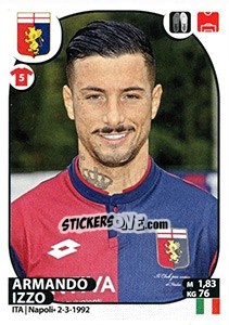 Sticker Armando Izzo - Calciatori 2017-2018 - Panini