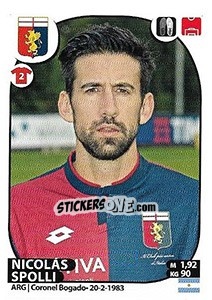 Sticker Nicolás Spolli - Calciatori 2017-2018 - Panini