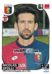 Sticker Nicolás Spolli - Calciatori 2017-2018 n. 210 - Panini