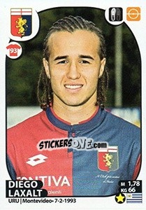 Figurina Diego Laxalt - Calciatori 2017-2018 - Panini