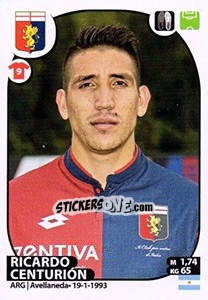 Sticker Ricardo Centurión - Calciatori 2017-2018 - Panini