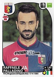 Sticker Raffaele Palladino - Calciatori 2017-2018 n. 220 - Panini
