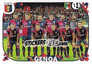 Cromo Squadra Genoa - Calciatori 2017-2018 - Panini