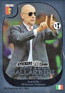Sticker Davide Ballardini - Calciatori 2017-2018 - Panini