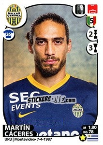 Sticker Martín Cáceres - Calciatori 2017-2018 - Panini