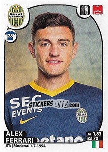 Sticker Alex Ferrari - Calciatori 2017-2018 n. 233 - Panini