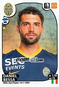 Sticker Daniel Bessa - Calciatori 2017-2018 n. 241 - Panini