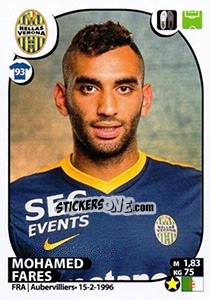 Sticker Mohamed Fares - Calciatori 2017-2018 n. 248 - Panini