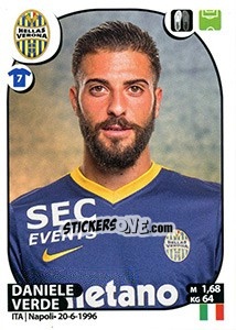 Figurina Daniele Verde - Calciatori 2017-2018 - Panini