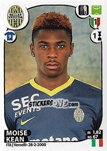 Sticker Moise Kean - Calciatori 2017-2018 n. 250 - Panini