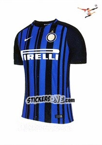 Sticker Maglia Inter - Calciatori 2017-2018 - Panini
