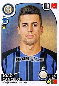 Sticker João Cancelo - Calciatori 2017-2018 n. 265 - Panini