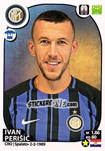Sticker Ivan Perišic - Calciatori 2017-2018 n. 277 - Panini