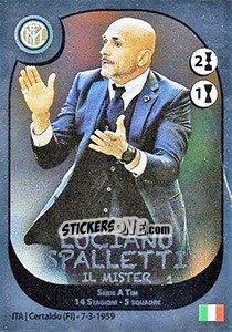 Sticker Luciano Spalletti - Calciatori 2017-2018 n. 282 - Panini