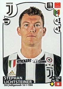 Sticker Stephan Lichtsteiner - Calciatori 2017-2018 n. 296 - Panini