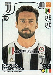 Figurina Claudio Marchisio - Calciatori 2017-2018 - Panini