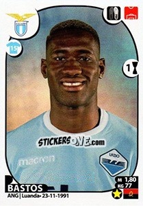 Sticker Bastos - Calciatori 2017-2018 n. 321 - Panini