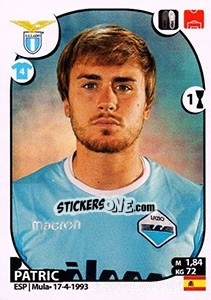 Sticker Patric - Calciatori 2017-2018 n. 325 - Panini