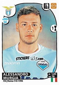 Sticker Alessandro Murgia - Calciatori 2017-2018 n. 327 - Panini