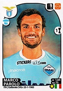 Sticker Marco Parolo - Calciatori 2017-2018 n. 330 - Panini
