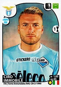 Figurina Ciro Immobile - Calciatori 2017-2018 - Panini