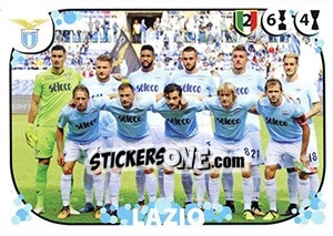 Cromo Squadra Lazio - Calciatori 2017-2018 - Panini