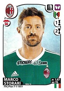 Sticker Marco Storari - Calciatori 2017-2018 - Panini