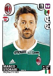 Sticker Marco Storari - Calciatori 2017-2018 n. 347 - Panini